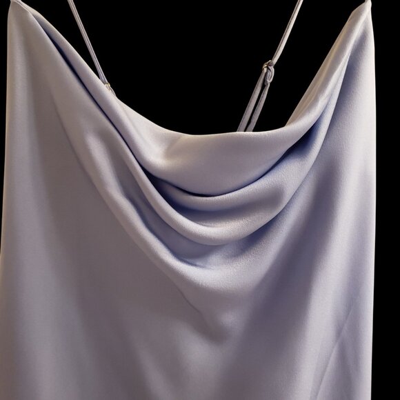 ASTR the Label Gaia Dress in Denim Blue Slip Midi Large NWT - Picture 5 of 12